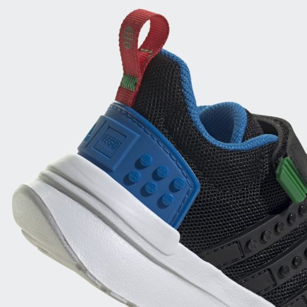 Noir Chaud Adidas X Lego Racer Tr21 élastique Dentelle Et Top Sangle Chaussures