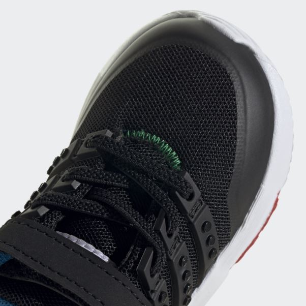 Noir Chaud Adidas X Lego Racer Tr21 élastique Dentelle Et Top Sangle Chaussures