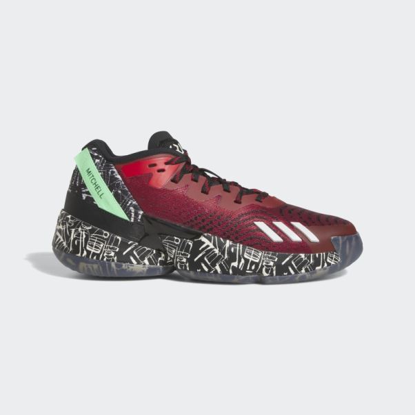 Enfiler. Issue 4 Chaussures Adidas écarlate