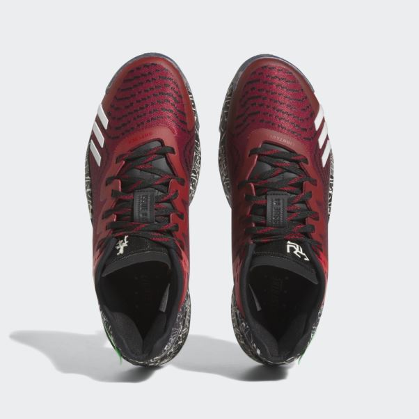 Enfiler. Issue 4 Chaussures Adidas écarlate