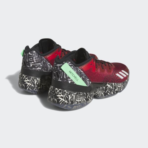 Enfiler. Issue 4 Chaussures Adidas écarlate