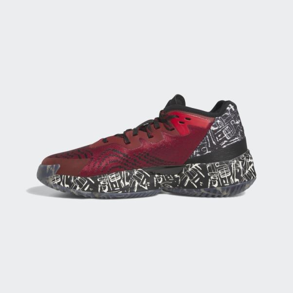 Enfiler. Issue 4 Chaussures Adidas écarlate