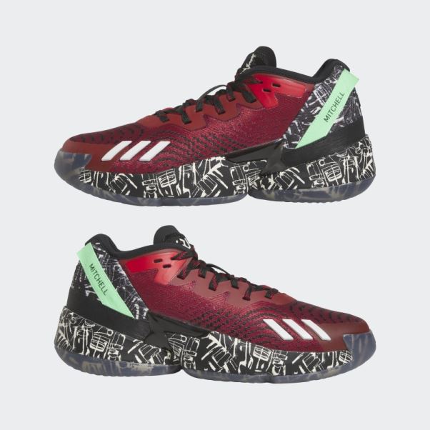 Enfiler. Issue 4 Chaussures Adidas écarlate