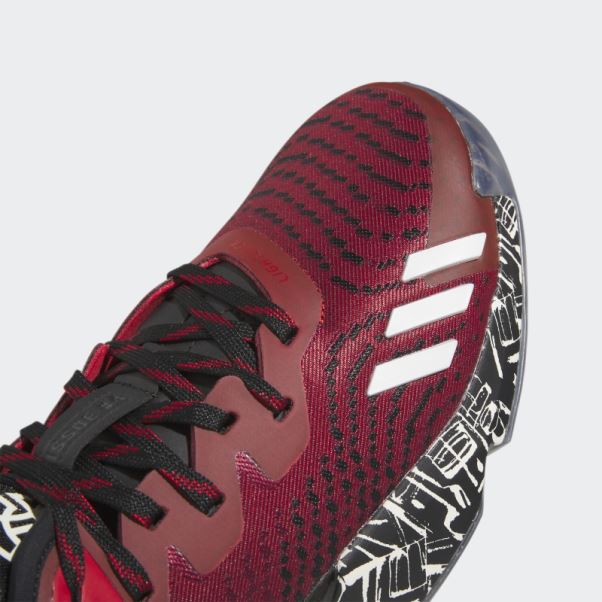 Enfiler. Issue 4 Chaussures Adidas écarlate