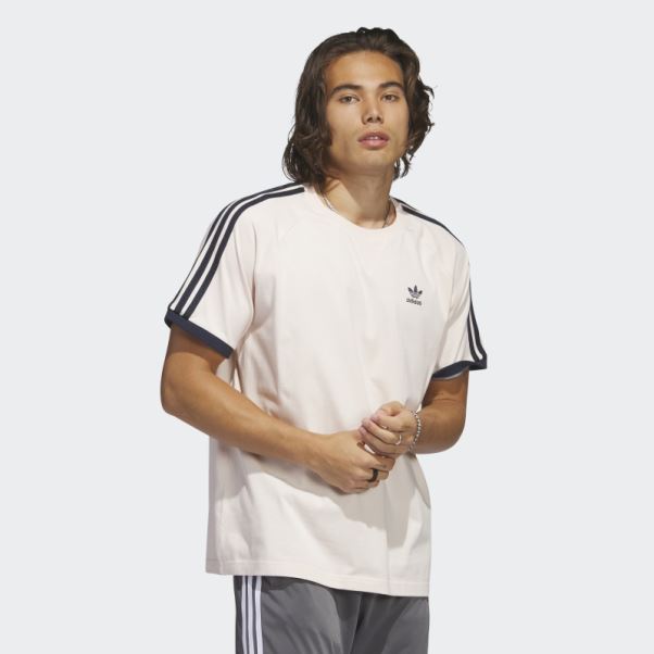 Adidas Sst T-shirt 3 Bandes Quartz
