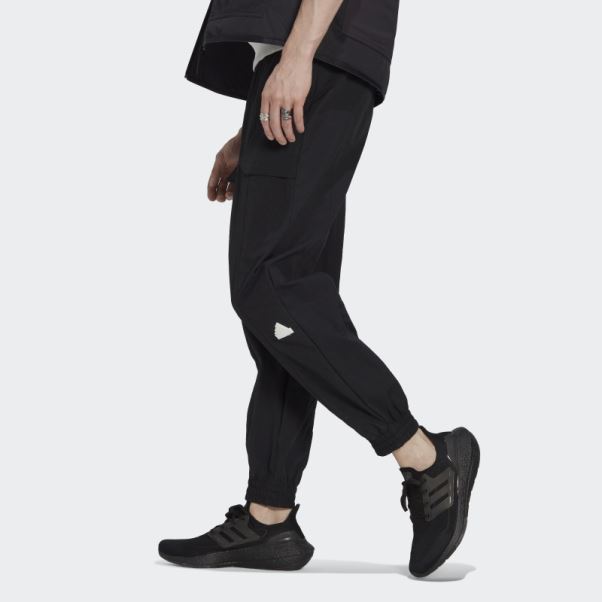 Adidas Pantalon Cargo Noir