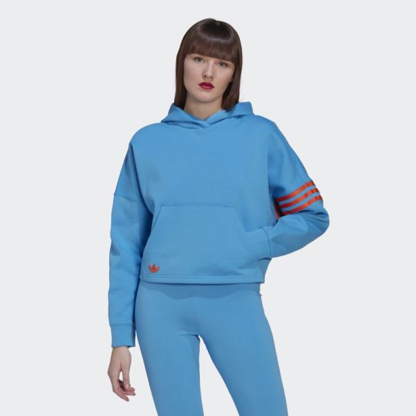 Sweat à Capuche Adicolor Neuclassics Adidas Bleu