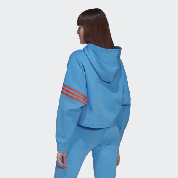 Sweat à Capuche Adicolor Neuclassics Adidas Bleu