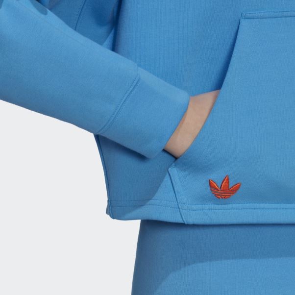 Sweat à Capuche Adicolor Neuclassics Adidas Bleu