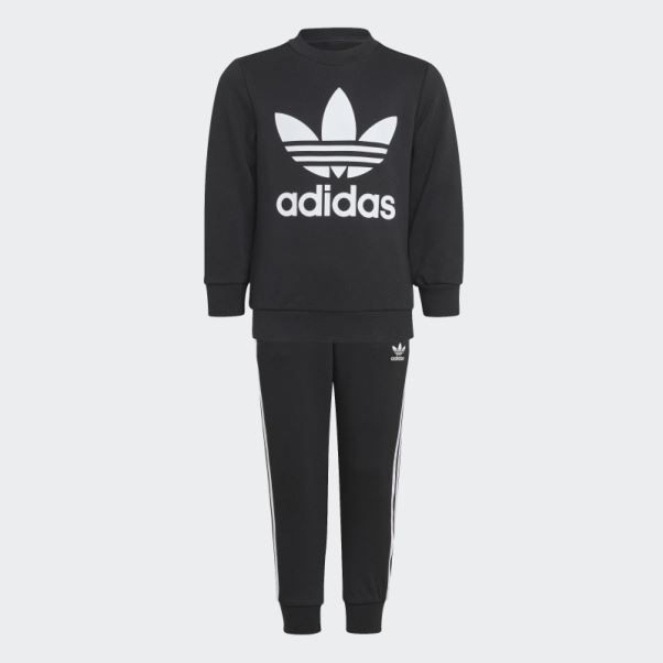 Adidas Adicolor Crew Set Blanc