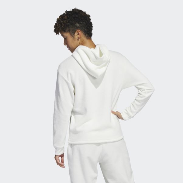 Select Sweat à Capuche Court Blanc Adidas