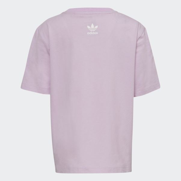 T-shirt Adidas Lilas à Logo Graphique