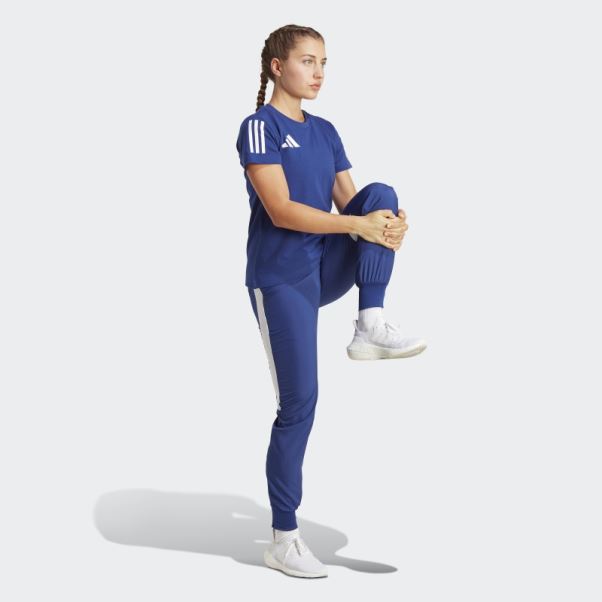 Adidas France Coton Graphique T-shirt Victoire Bleu