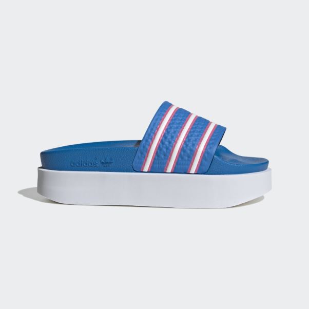 Claquettes Adidas Adilette Bonega Bleu Rush