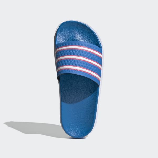 Claquettes Adidas Adilette Bonega Bleu Rush