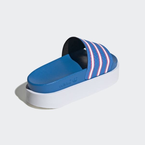 Claquettes Adidas Adilette Bonega Bleu Rush