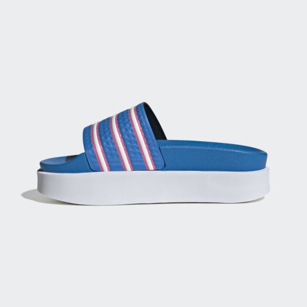Claquettes Adidas Adilette Bonega Bleu Rush