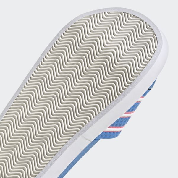 Claquettes Adidas Adilette Bonega Bleu Rush