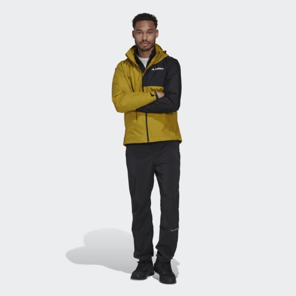 Olive Terrex Multi Rain.rdy Veste De Pluie à Deux Couches Adidas