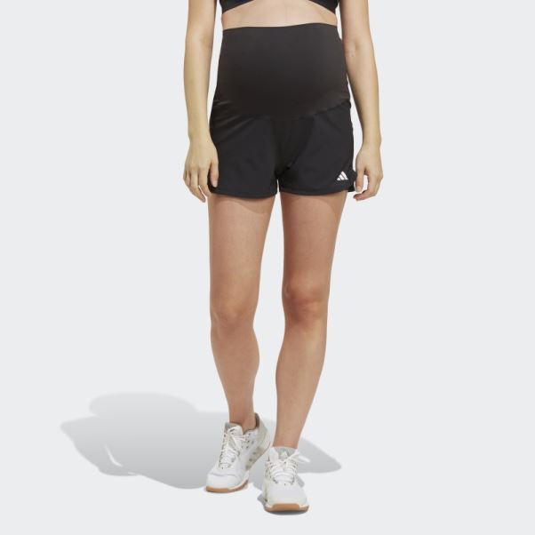 Noir Short Tissé Pacer Aeroready Train Essentials (maternité) Adidas