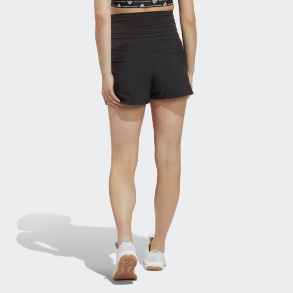 Noir Short Tissé Pacer Aeroready Train Essentials (maternité) Adidas