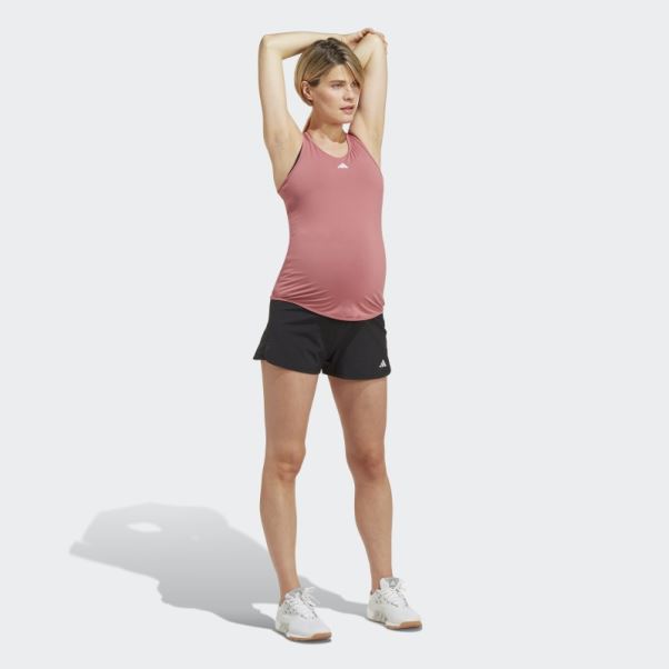 Noir Short Tissé Pacer Aeroready Train Essentials (maternité) Adidas