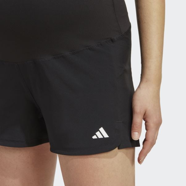 Noir Short Tissé Pacer Aeroready Train Essentials (maternité) Adidas