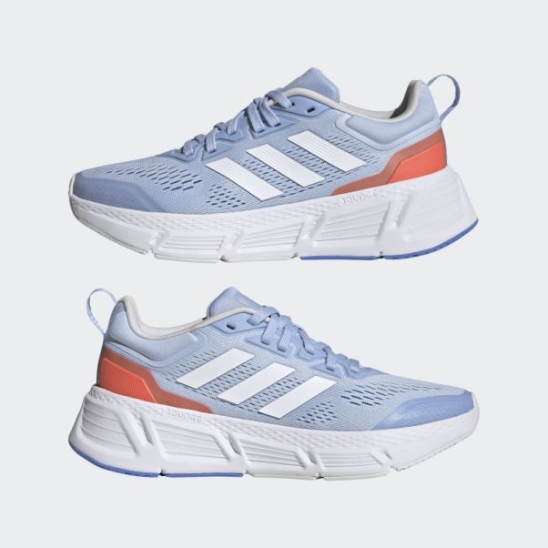 Adidas Questar Chaussures De Course Bleu Aube