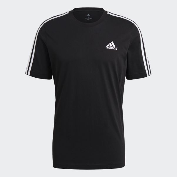 T-shirt Essentiel à 3 Bandes Adidas Noir