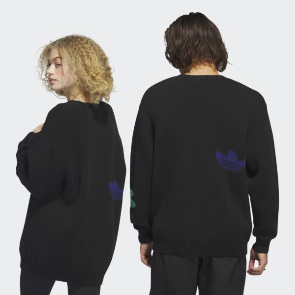 Chandail En Tricot Shmoofoil Noir Adidas (non Genré)