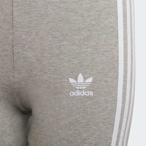 Short Cycliste Adidas Adicolor Gris Moyen