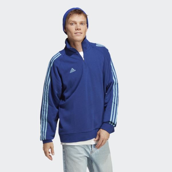 Veste De Survêtement Tiro Quarter Zip Bleu Victoire (neutre) Adidas