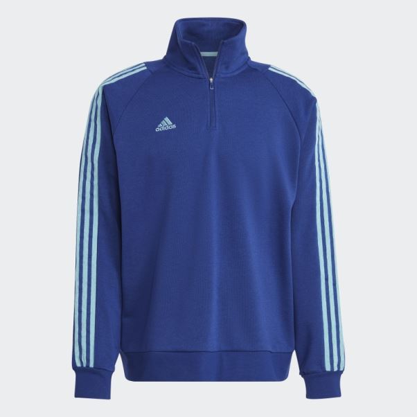 Victoire Bleu Tiro Quart Zip (genre Neutre) Adidas