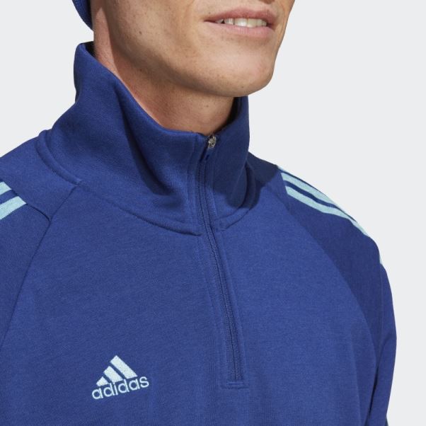 Victoire Bleu Tiro Quart Zip (genre Neutre) Adidas