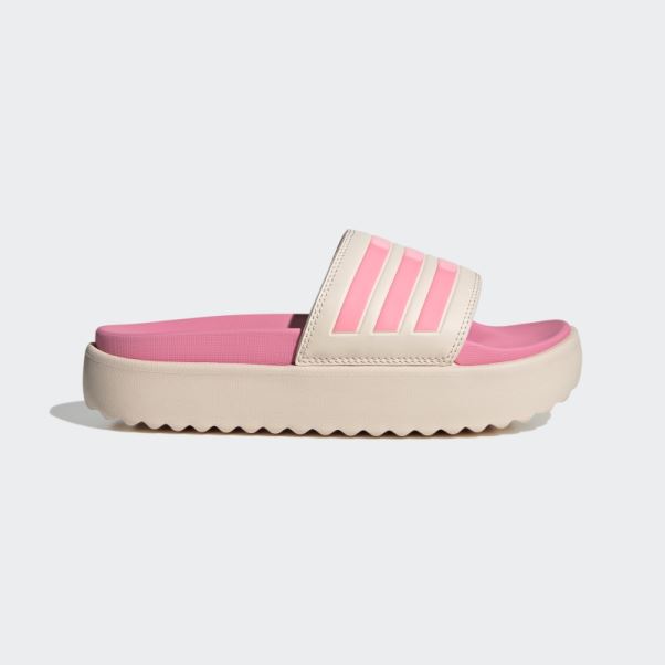Adilette Plate-forme Diapositives Adidas Quartz