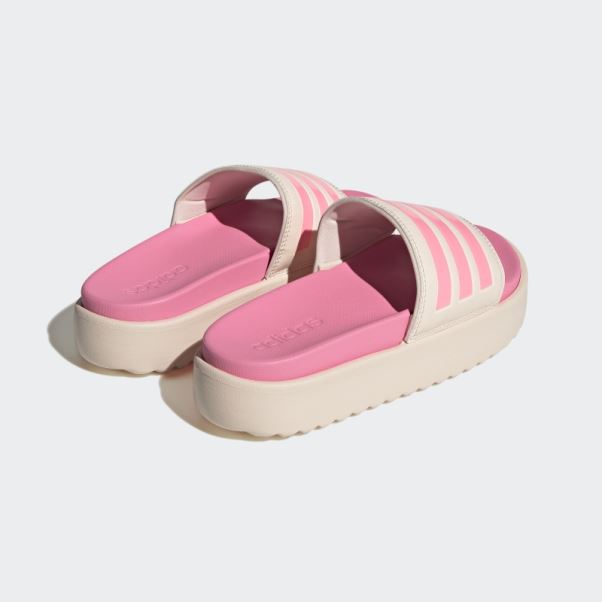 Adilette Plate-forme Diapositives Adidas Quartz