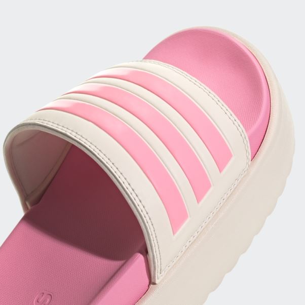 Adilette Plate-forme Diapositives Adidas Quartz