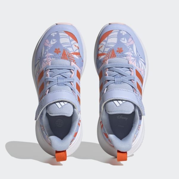 Adidas X Disney Fortarun 2.0 Moana Cloudfoam élastique Dentelle Top Sangle Chaussures Bleu Aube Mode