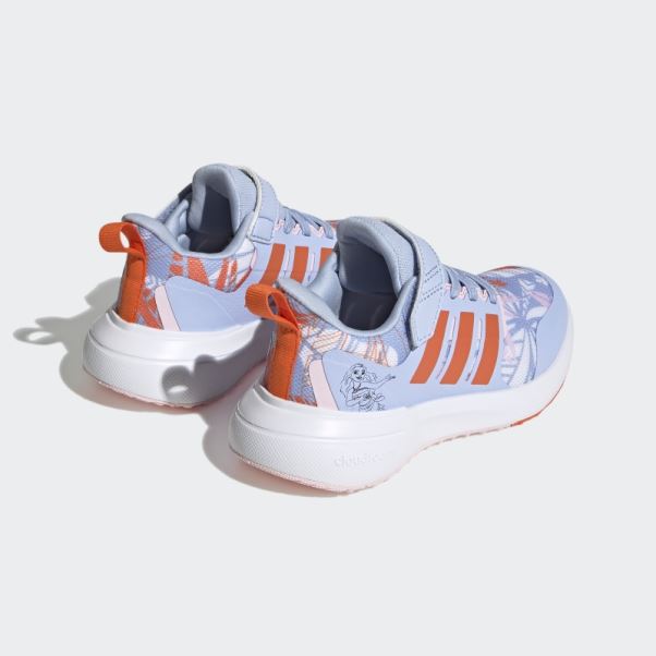 Adidas X Disney Fortarun 2.0 Moana Cloudfoam élastique Dentelle Top Sangle Chaussures Bleu Aube Mode