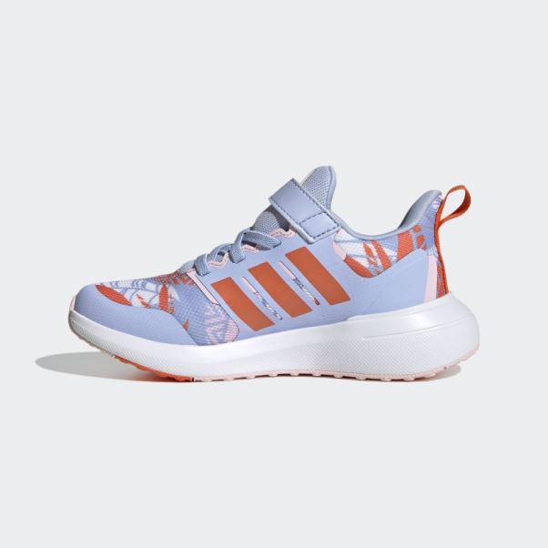 Adidas X Disney Fortarun 2.0 Moana Cloudfoam élastique Dentelle Top Sangle Chaussures Bleu Aube Mode