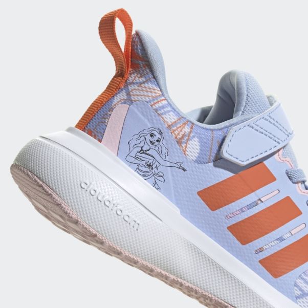 Adidas X Disney Fortarun 2.0 Moana Cloudfoam élastique Dentelle Top Sangle Chaussures Bleu Aube Mode