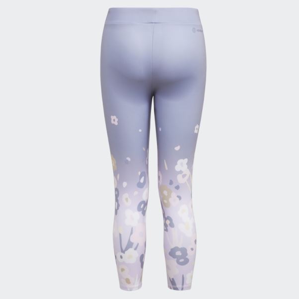 Adidas 7 8 Garden Leg Tight Argent Violet