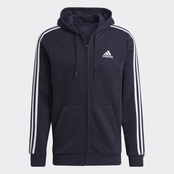Sweat à Capuche Zippé à 3 Bandes En Polaire Ink Essentials Adidas