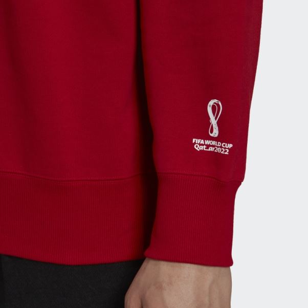 Sweat Coupe Du Monde Fifa 2022 Espagne Rouge Adidas