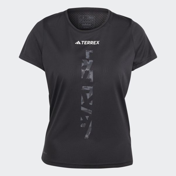 T-shirt Adidas Terrex Agravic Trail Running Noir