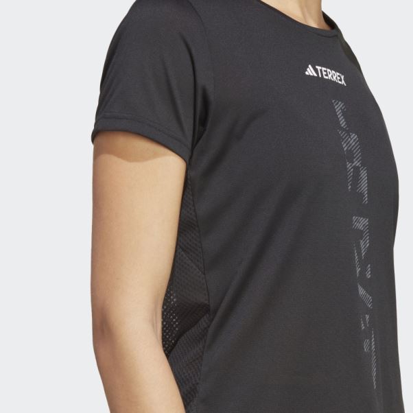 T-shirt Adidas Terrex Agravic Trail Running Noir