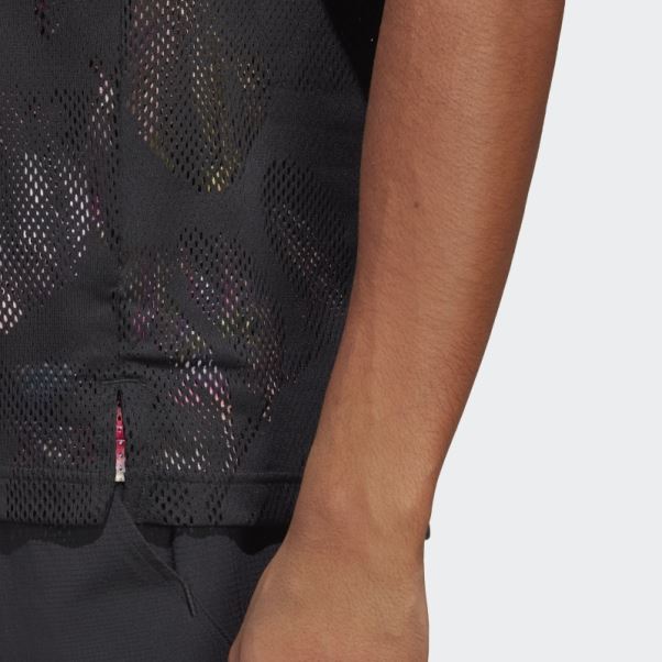 Adidas Melbourne Tennis T-shirt Sans Manches Noir
