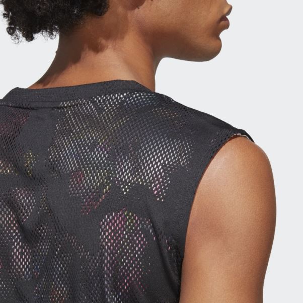 Adidas Melbourne Tennis T-shirt Sans Manches Noir