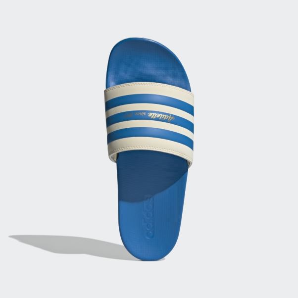 Adidas Adilette Confort Slides Bleu Rush