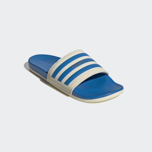 Adidas Adilette Confort Slides Bleu Rush